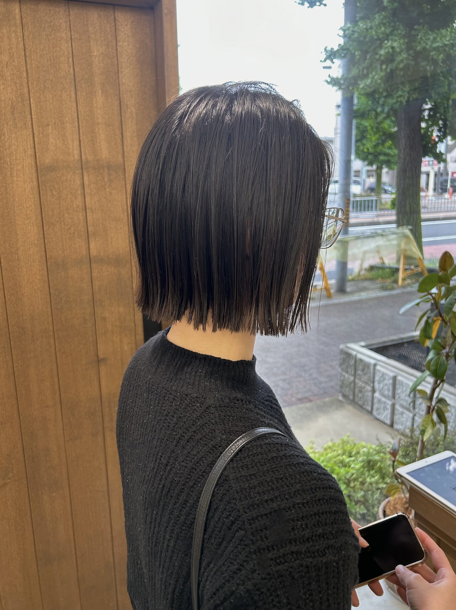 切りっぱなしボブ
