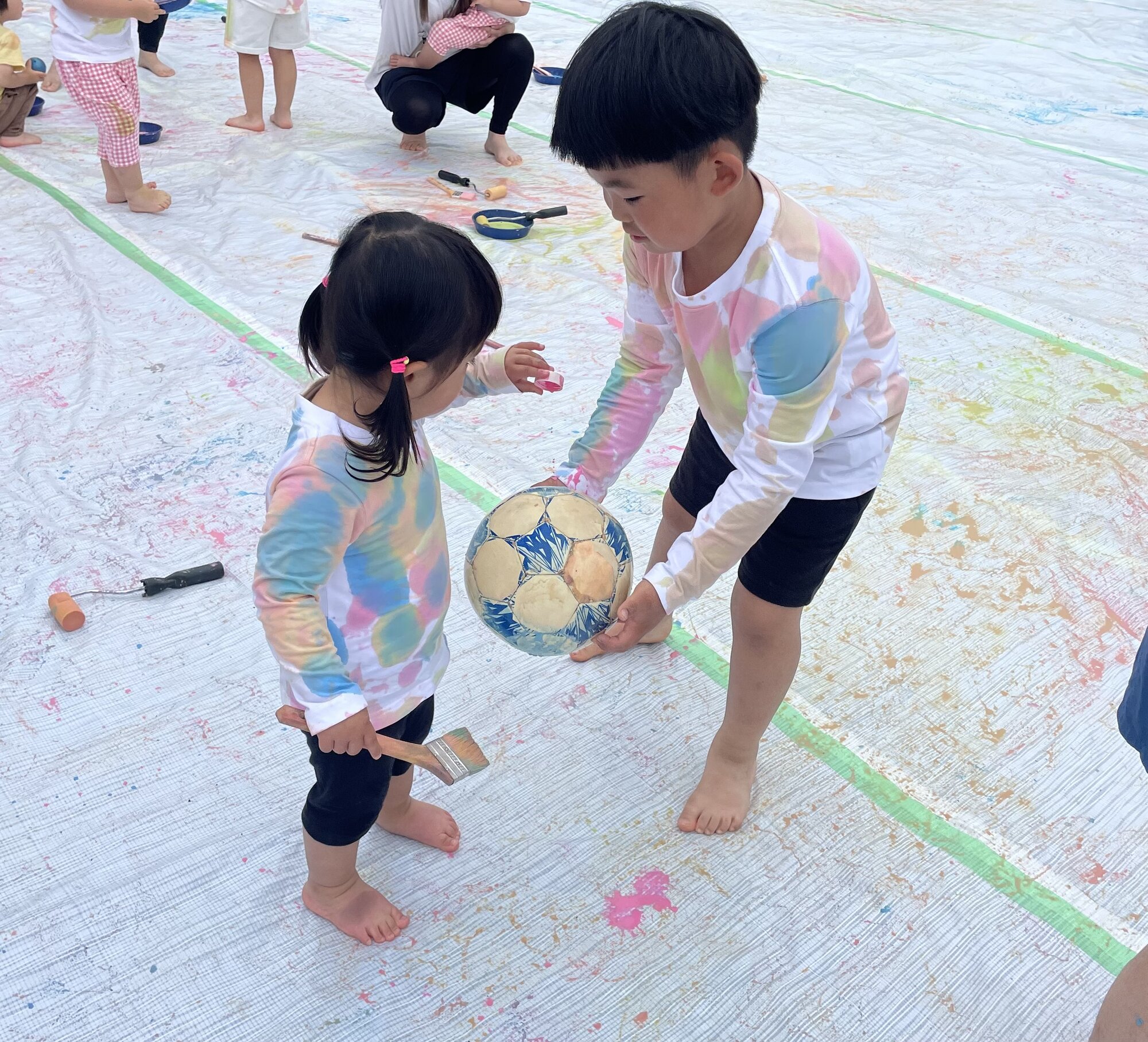 絵の具遊び☆